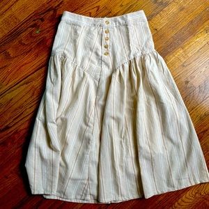 Anthropologie midi skirt